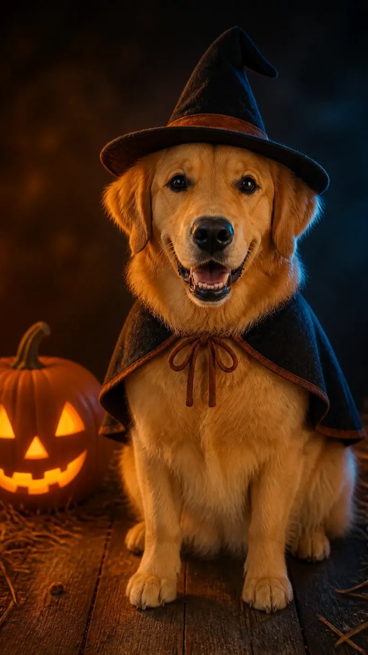 Pet Halloween Portrait
